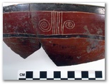 AZC 148 - Black-on-Red Incised - Bowl